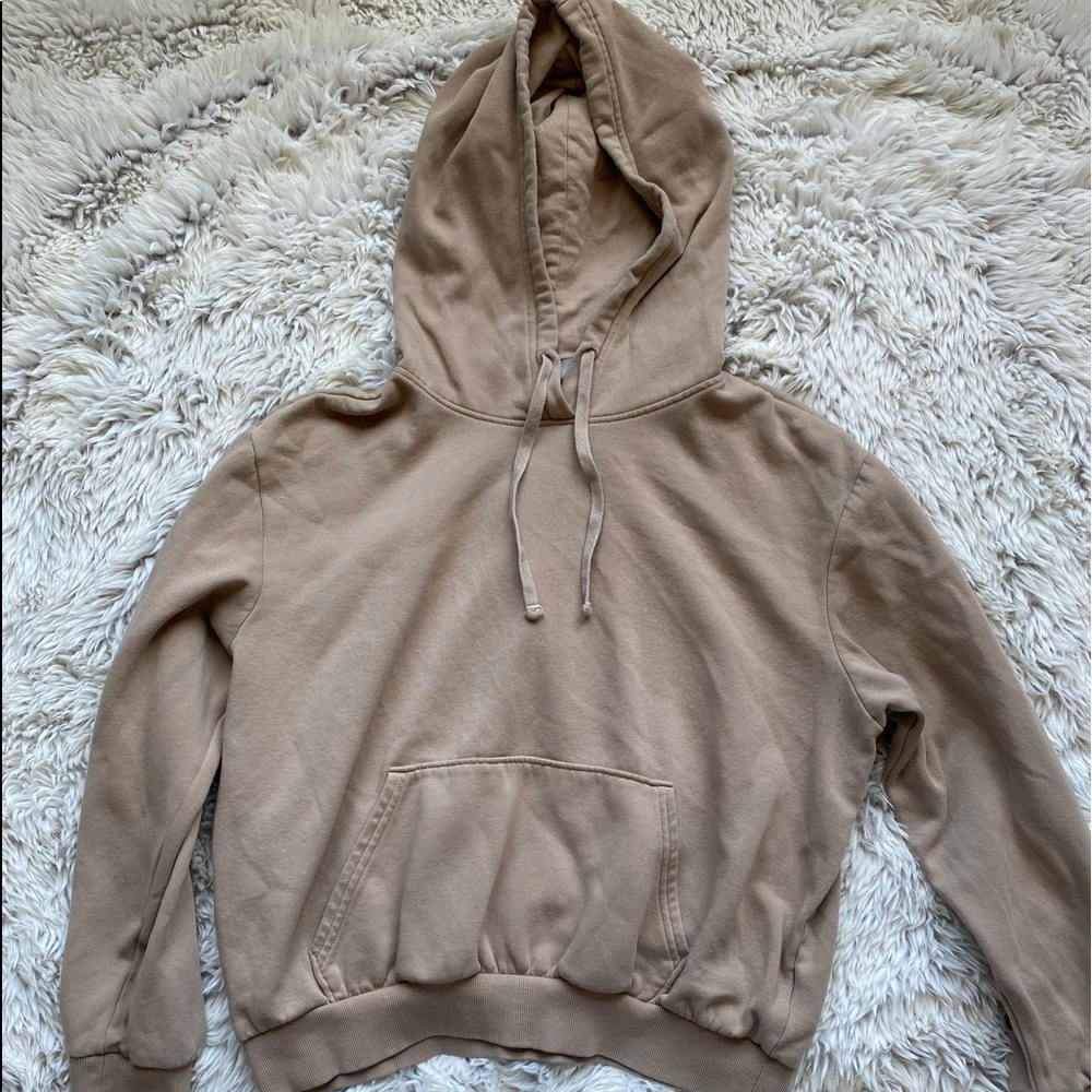 H&M Tan Hoodie Medium